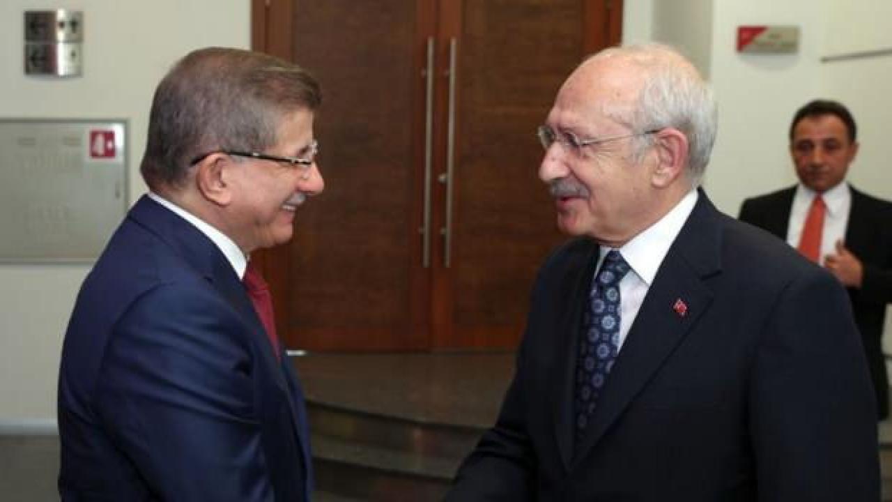 Ahmet Davutoğlu, Kemal Kılıçdaroğlu ile görüştü