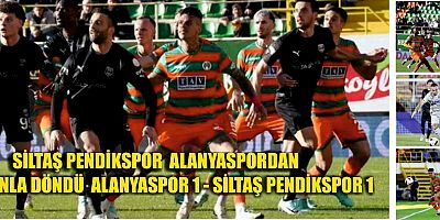 Alanyaspor-Pendikspor maçında kazanan çıkmadı!