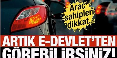 Araç sahipleri dikkat! Eksper raporları e-Devlet'te