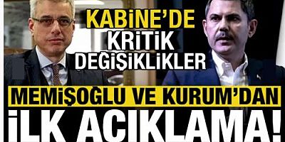 Atamalar sonrası Kemal Memişoğlu ve Murat Kurum'dan ilk açıklamalar!