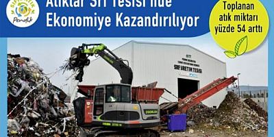 Atıklar SRF Tesisi’nde ekonomiye kazandırılıyor