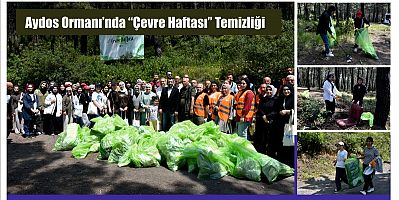 Aydos Ormanı’nda “Çevre Haftası” Temizliği