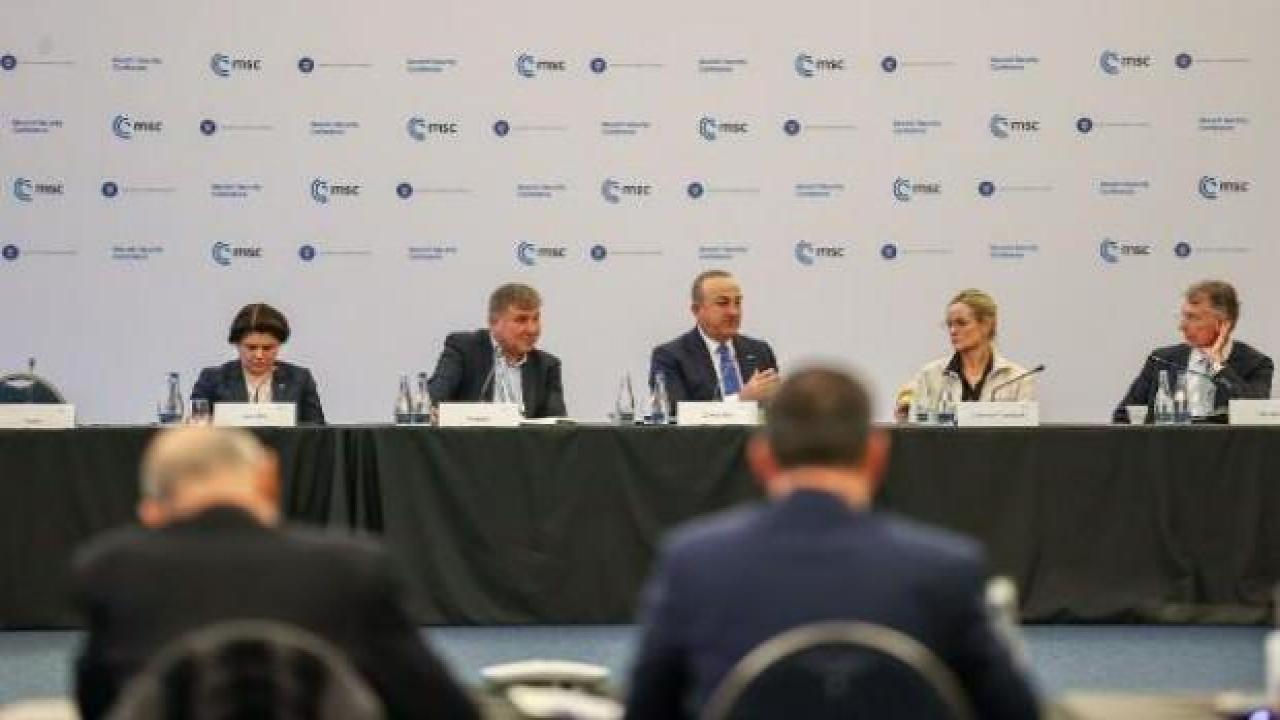 Bakan Çavuşoğlu, Münih Güvenlik Konferansı’na katıldı