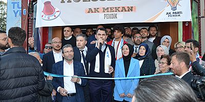 BAKAN MURAT KURUM ÇAYLAR BİZDEN SOHBET SİZDEN AK MEKAN PENDİK’İ HİZMETE AÇTI