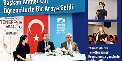 Başkan Ahmet Cin gençlerle bir araya geldi