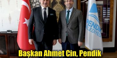 Başkan Ahmet Cin, Pendik Emniyet Müdürü Çelik’i Ağırladı