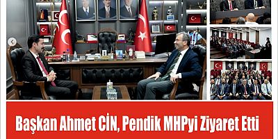 Başkan Ahmet CİN, Pendik MHPyi Ziyaret Etti