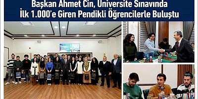Başkan Ahmet Cin, Üniversite Sınavında İlk 1.000’e Giren Pendikli Öğrencilerle Buluştu