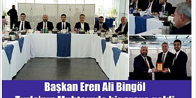 Başkan Eren Ali Bingöl Tuzla’nın muhtarıyla bir araya geldi