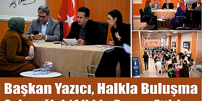 Başkan Yazıcı, Halkla Buluşma Geleneğini 14 Yıldır Devam Ettiriyor