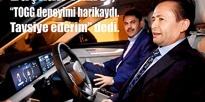 Başkan Yazıcı Tuzla Sokaklarını Togg ile Turladı