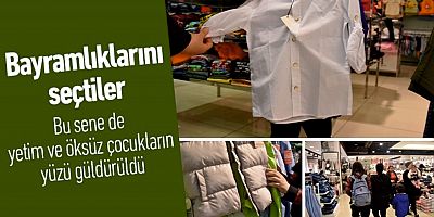 Bayramlıklarını seçtiler