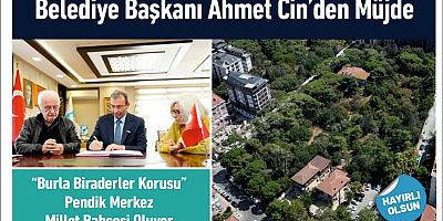 Belediye Başkanı Ahmet Cin’den Müjde