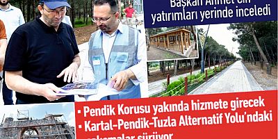 Belediye Başkanı Ahmet Cin yatırımları yerinde inceledi