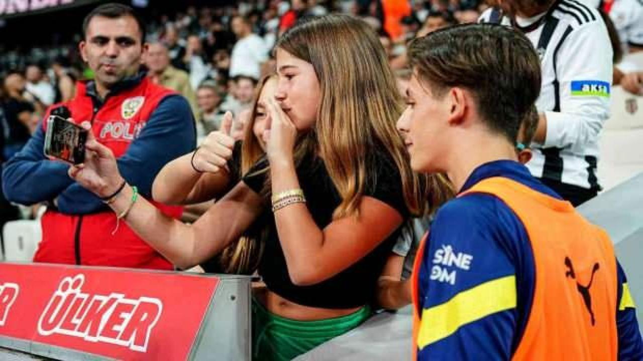 Beşiktaş taraftarından Arda Güler'e sevgi seli