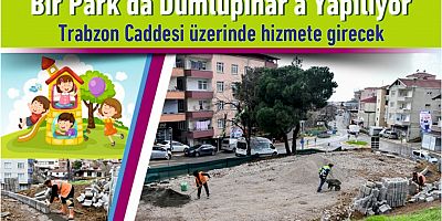 Bir Park da Dumlupınar’a Yapılıyor