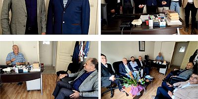 CHP Pendik İlçe Başkanı Niyazi Güneri beraberinde İlçe Sekreteri Mustafa Barış Başarslan