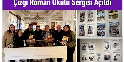 Çizgi Roman Okulu Sergisi Açıldı