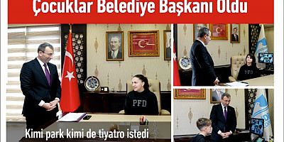 Çocuklar Belediye Başkanı Oldu