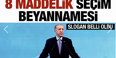 Cumhurbaşkanı Erdoğan AK Parti Seçim Beyannamesi'ni açıkladı