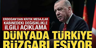 Cumhurbaşkanı Erdoğan: Dünyada Türkiye rüzgarı esiyor