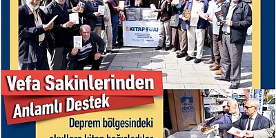 Deprem bölgesindeki okullara kitap bağışladılar