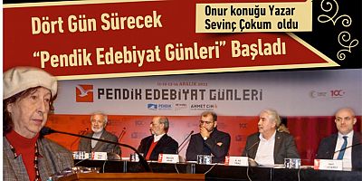 Dört Gün Sürecek Pendik Edebiyat Günleri Başladı