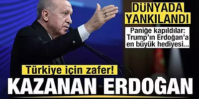 Dünyada gündeme oturdu! Türkiye için zafer! Kazanan Erdoğan