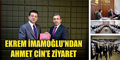 EKREM İMAMOĞLU'NDAN AHMET CİN'E ZİYARET