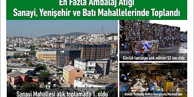 En Fazla Atık; Sanayi, Yenişehir ve Batı Mahallelerinde Toplandı