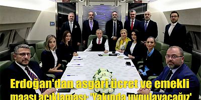 Erdoğan'dan asgari ücret ve emekli maaşı açıklaması: 'Yakında uygulayacağız'
