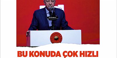 Erdoğan talimatı verdi! Bu konuda çok hızlı hareket edelim