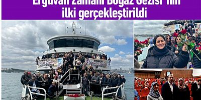 “Erguvan Zamanı Boğaz Gezisi”nin ilki gerçekleştirildi