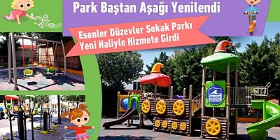 Esenler Düzevler Sokak Parkı, Yeni Haliyle Hizmete Girdi