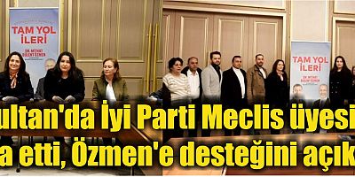 Eyüpsultan'da İyi Parti Meclis üyesi adayı istifa etti, Özmen'e desteğini açıkladı