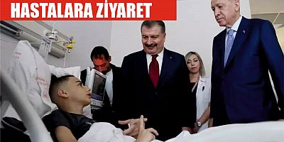 Gazzeli 27 kanser hastası Türkiye'de! Cumhurbaşkanı Erdoğan ziyaret etti...
