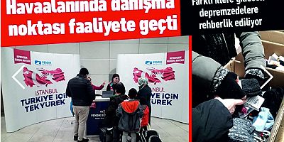 Havaalanında danışma noktası faaliyete geçti