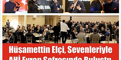 Hüsamettin Elçi, Sevenleriyle Ahi Evran Sofrasında Buluştu