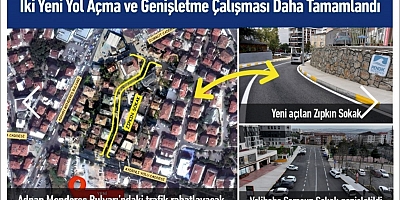 İki Yeni Yol Açma ve Genişletme Çalışması Daha Tamamlandı