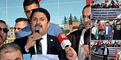 İNSANLIĞI BİR KEZ DAHA ÖLDÜREN  TERÖRİST İSRAİL’İ LANETLİYORUZ!