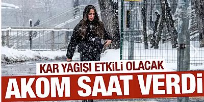 İstanbul'a uyarı! Saat verildi