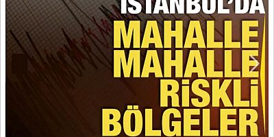 İstanbul'da en riskli ilçeler! Fay hattı en fazla o ilçelerde var!