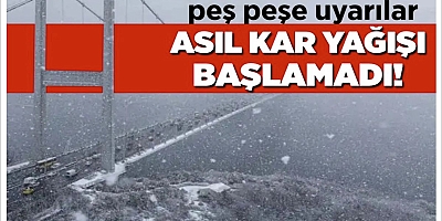 İstanbul’da kar alarmı: Kar kalınlığı 40 cm’ye ulaşabilir