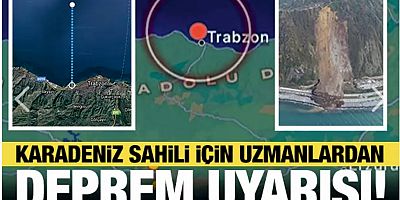 Karadeniz sahili için deprem uyarısı!