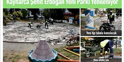 Kaynarca Şehit Erdoğan Yeni Parkı Yenileniyor