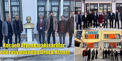 Kocaeli Afyonkarahisarlılar Federasyonu’ndan Örnek Hizmet