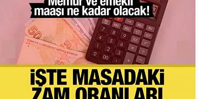 Memur ve emekli maaşında sona gelindi! Enflasyon tahminlerine göre konuşulan zam oranları