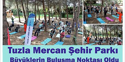 Mercan Şehir Parkı büyüklerin buluşma noktası oldu