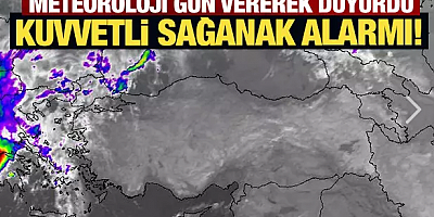Meteoroloji gün vererek duyurdu: Kuvvetli sağanak alarmı!