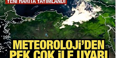 Meteoroloji yeni haritayı yayımladı: Toz aşınımı ve sağanak yağışa dikkat!